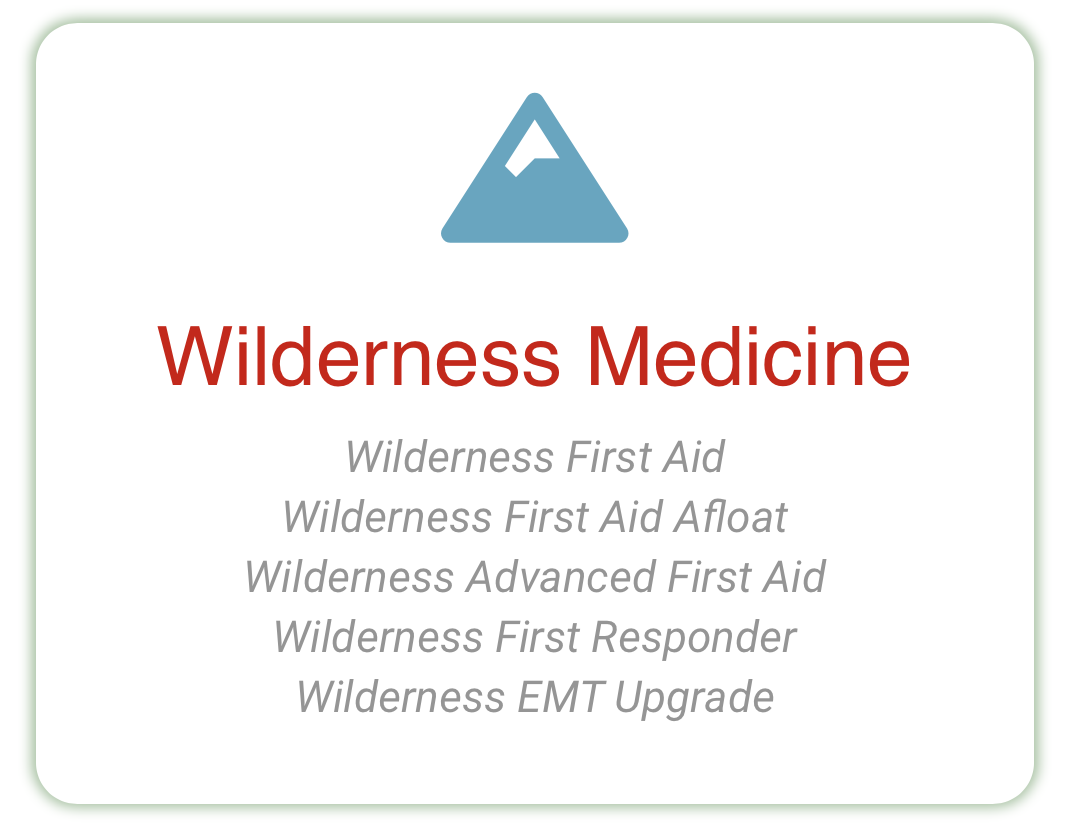 Wilderness Medicine Courses